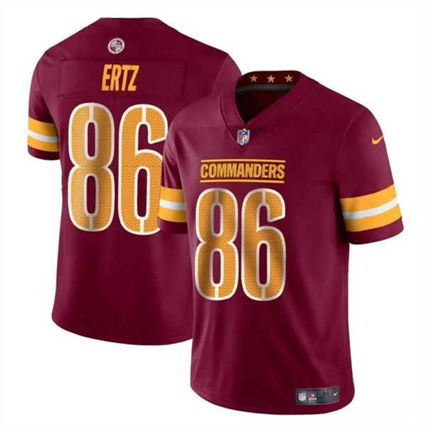 Youth Washington Commanders #86 Zach Ertz Burgundy Vapor Limited Stitched Jersey Dzhi